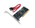Контроллер PCI на 4 x SATA RAID (0, 1, 0+1), чип Silicon Si3114, FG-SA3114-4IR-01-CT01, Espada