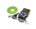 Контроллер PCI на 2xCOM (RS-232), чип MCS9835CV-BA, FG-PIO9835-2S-01-BU01, Espada