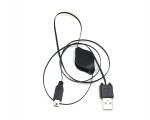Кабель USB to mini USB 1m с регулировкой длины /USB type A male, mini USB type B male/