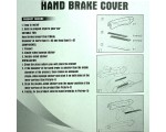 Ручка на рычаг стояночного тормоза автомобиля универсальная с подсветкой HAND BRAKE COVER BL-EL20 blue