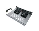 Устройство охлаждения ноутбука Espada 307, охлаждающая подставка с двумя вентиляторами
