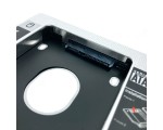 Адаптер оптибей Espada SS12 /optibay, hdd caddy/ SATA/miniSATA/SlimSATA/ 12,7мм для подключения HDD/SSD 2,5” к ноутбуку вместо DVD