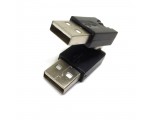 Переходник USB 2.0 type A male type A male, поворотный в 2-х плоскостях 360°/ 270° Espada EUSBAmAm270