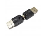 Переходник USB 2.0 type A male type A male, поворотный в 2-х плоскостях 360°/ 270° Espada EUSBAmAm270