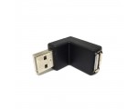 Переходник USB 2.0 type A male  to USB 2.0 type A female, поворот 90° Espada модель: EUSBAmf90 /угловой юсб