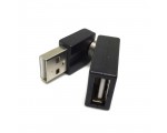 Переходник USB 2.0 type A male - USB 2.0 type A female, поворотный 360° в двух плоскостях Espada модель: EUSB2Am-Af360