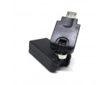 Переходник USB 2.0 type A female to micro USB type B male, поворотный в 2-х плоскостях 360°/ 360° OTG Espada модель: EUSB2fmcUSBm360 / для настройки приема сигнала с беспроводных устройств, так же для подключения USB флешки к смартфону /