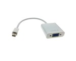 Конвертер Mini Display Port / miniDP Male to VGA Female 20 cm белый  / совместим с Thunderbolt / ESPADA модель: EMiniM-VGAF20