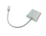 Конвертер Mini Display Port / miniDP Male to VGA Female 20 cm белый  / совместим с Thunderbolt / ESPADA модель: EMiniM-VGAF20