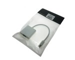 Конвертер Mini Display Port / miniDP Male to VGA Female 20 cm белый  / совместим с Thunderbolt / ESPADA модель: EMiniM-VGAF20