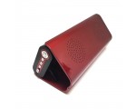 Мини колонка со встроенным mp3 плеером и радио Espada Music Box 18-FM, цвет красный