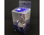Новогодний сувенир "Снеговик Арлекин" NY6008, многоцветная подсветка, USB