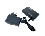 HDMI разветвитель 1x4 с усилителем до 30м Espada EDH12 v1.4 4K@30hz черный + блок питания, поддержка 3D / splitter Full-HD 1 на hdmi 4 порта / сплиттер /