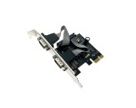 Контроллер PCI-E to 2 RS232 порт (2 COM/SERIAL port), chip MCS9901, FG-EMT03C-1-BU01, Espada (oem)