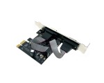 Контроллер PCI-E to 2 RS232 порт (2 COM/SERIAL port), chip MCS9901, FG-EMT03C-1-BU01, Espada (oem)