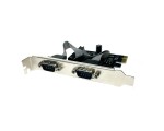 Контроллер PCI-E to 2 RS232 порт (2 COM/SERIAL port), chip MCS9901, FG-EMT03C-1-BU01, Espada (oem)