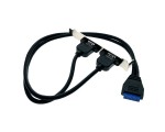 Стандартная планка USB 3.0 2 порта на заднюю стенку в корпус компьютера, Espada EBRCT-2PrtUSB3