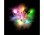 Новогодняя гирлянда "Разноцветные пёрышки" NY5019G светодиодная 7,4 м, 220Вт