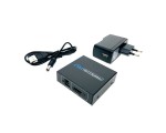HDMI разветвитель 1х2 с усилителем до 25м v1.4 4K@30hz Espada EDH22 черный + блок питания /разветвитель hdmi 1 на hdmi 2 порта/ hdmi splitter Full-HD 1.4v/hdmi сплиттер/