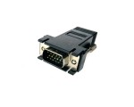 Переходник VGA Male to RJ45 Female Espada EVGAMtoRJ45F /удлинитель Vga DB15 сигнала RG45 по витой паре без использования усилителя сигнала/