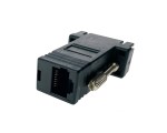 Переходник VGA Male to RJ45 Female Espada EVGAMtoRJ45F /удлинитель Vga DB15 сигнала RG45 по витой паре без использования усилителя сигнала/