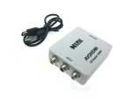 Конвертер AV /тюльпан/ to HDMI Espada EDH26 /преобразователь /аналоговый сигнал в цифровой сигнал /Converter Composite video + Audio R/L 1080P HDCP 3 RCA CVBS signal to HDMI