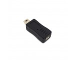 Переходник mini USB 2.0 type B male to micro USB 2.0 type B female, модель: EUSB2mnBm-mcBf