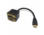 Разветвитель HDMI 19 pin male to 2*DVI-D 25 pin female 25cm ESPADA EHDMIM2xDVIF25