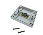 Настенная панель-переходник /встраиваемая розетка/ 1 port VGA Espada EWPVGA15F для скрытой проводки