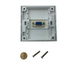 Настенная панель-переходник /встраиваемая розетка/ 1 port VGA Espada EWPVGA15F для скрытой проводки