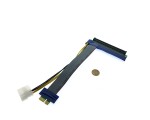 Кабель удлинитель PCI-E x1 Male to PCI-E x16 Female с питанием Espada EPCIEX1-16pw /riser card /райзер /ризер карта