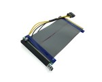 Кабель удлинитель PCI-E x16 Male to PCI-E x16 Female с питанием Espada EPCIEX16power / riser card /райзер /ризер карта /Zcash