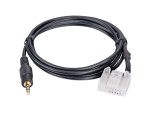 Автомобильный аудио кабель AUX to 3,5mm audio 1 метр для Toyota Camry, Corolla, Reiz, RAV4, Highlander, модель AUX40889