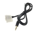 Автомобильный аудио кабель AUX to 3,5mm audio 1 метр для Toyota Camry, Corolla, Reiz, RAV4, Highlander, модель AUX40889