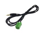 Автомобильный аудио кабель AUX to 3,5mm audio 1,5м для Renault, Clio, Espace, Kangoo, Laguna, Megane, Scenic, Trafic, Twingo, модель AUX40901