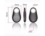 Bluetooth v4.0 мини брелок iTag черный “Espada-it1” локатор anti-lost для смартфонов на Android4.3 и IOS /Поиск предмета или фиксирование местоположения,Антивор, Сигнал SOS,управление камерой для сэлфи/