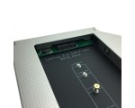 Адаптер оптибей Espada 12M2 M.2(NGFF) SSD to miniSATA, для подключения SSD к ноутбуку вместо DVD 12,7мм