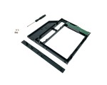 Адаптер оптибей Espada SS90 /optibay, hdd caddy/ SATA/miniSATA /SlimSATA/ 9мм для подключения HDD/SSD 2,5” к ноутбуку вместо DVD