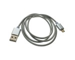 Кабель - переходник USB 2.0 type A male to micro USB type B male 1м, EuMGmc1 с магнитной вставкой