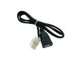 Автомобильный аудио кабель AUX to USB type A female 90cm для Chery Чери, модель AUX41341