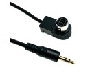 Автомобильный аудио кабель AUX 3.5mm audio 1м для магнитолы Alpine JVC Ai-NET, модель AUX41360