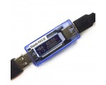 Цифровой тестер USB-порта, вольтметр, амперметр, миллиампер час, время / V, A, mAh, T-время / Espada KWS-V20