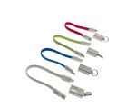 Кабель-переходник USB 2.0 type A male to micro USB type B male, 20 см, плоский, с креплением на брелок для ключей/зарядка и синхронизация для телефона, смартфона, планшета/