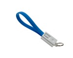 Кабель-переходник USB 2.0 type A male to micro USB type B male, 20 см, плоский, с креплением на брелок для ключей/зарядка и синхронизация для телефона, смартфона, планшета/