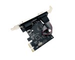 Контроллер PCI-E, 2S port, WCH382, модель PCIe2SWCH, Espada,oem