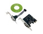 Контроллер PCI-E, 2S port, WCH382, модель PCIe2SLWCH, low profile, Espada, oem