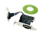 Контроллер PCI-E, 2S port, WCH382, модель PCIe2SLWCH, low profile, Espada, oem