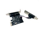 Контроллер PCI-E, 2S port, WCH382, модель PCIe2SLWCH, low profile, Espada, oem