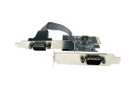 Контроллер PCI-E, 2S port, WCH382, модель PCIe2SLWCH, low profile, Espada, oem