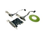 Контроллер PCI-E x1 на LPT DB-25 pin, COM (RS-232) 9 pin, WCH382, модель PCIe2S1PLWCH Espada, low profile